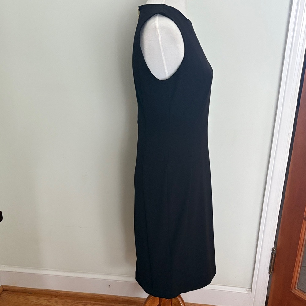 Calvin Klein Black Midi Sleeveless Dress - Picture 5 of 10